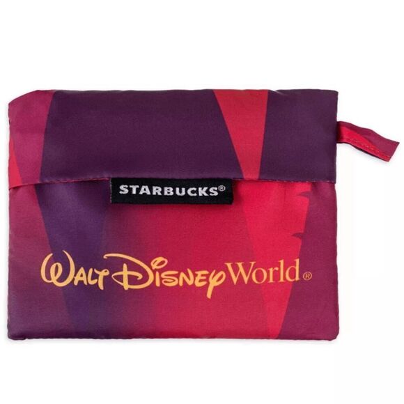 Walt Disney World Cinderella Castle Starbucks Tote Bag w/ Pouch NEW SEALED - Picture 4 of 4